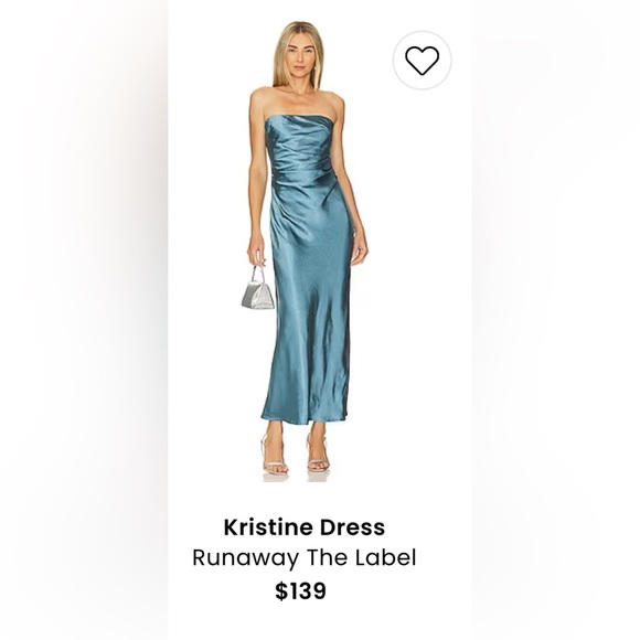 Runaway The Label Kristine Dress - Steel Blue - XS (2) - Picture 1 of 1
